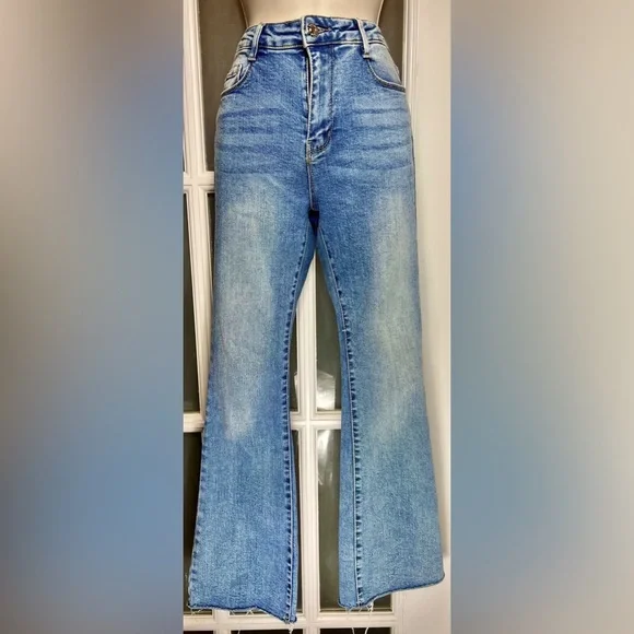 TWO WAY High Rise Flare Leg Jeans - Picture 2 of 5